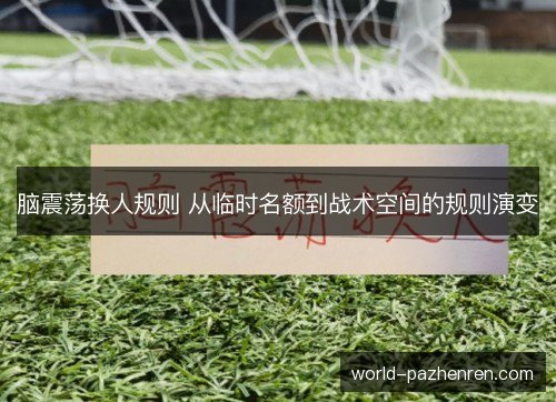 脑震荡换人规则 从临时名额到战术空间的规则演变